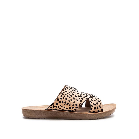 NWT Qupid Leopard Sandals - Picture 4 of 4
